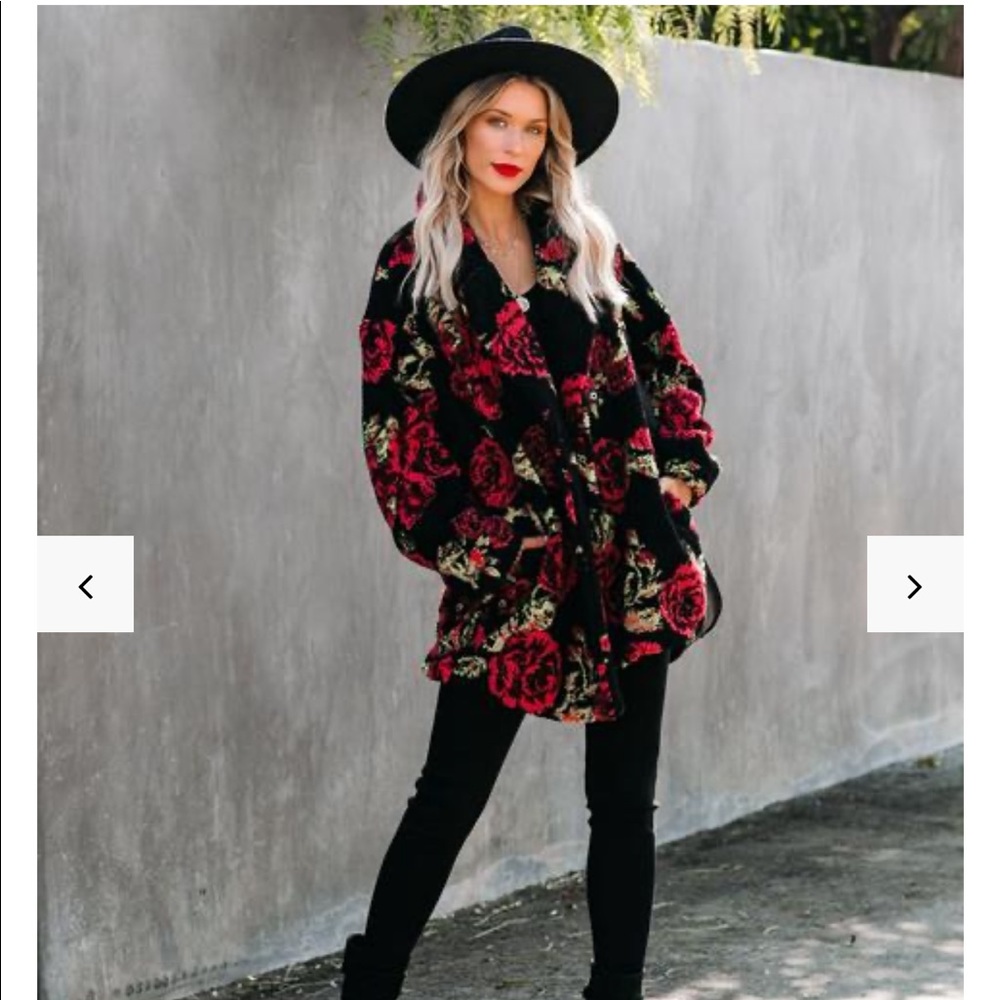 Floral coat